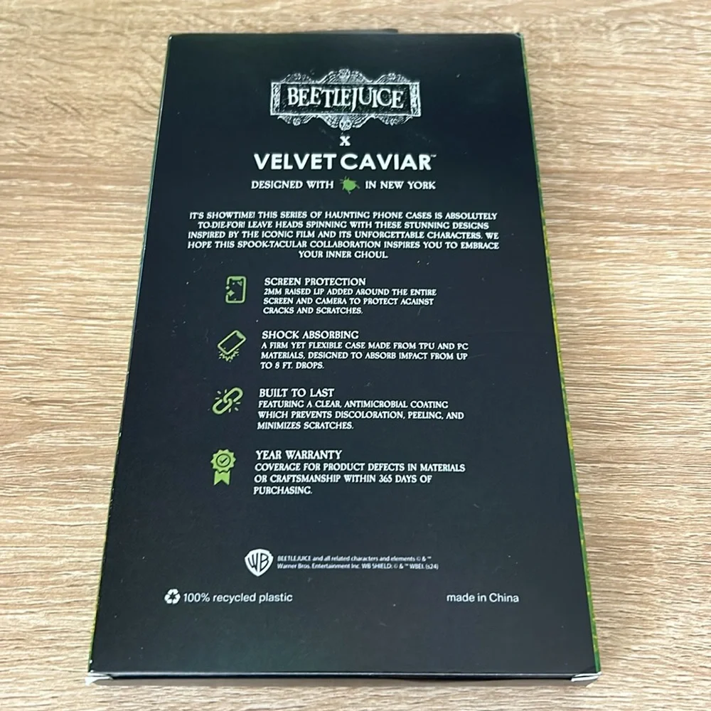 Velvet caviar Beetlejuice Bows iPhone Case